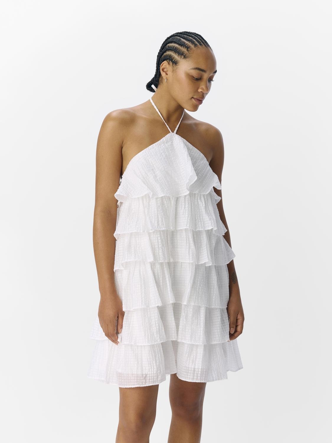 OBJBRITNEY Short Dress - White - VERO MODA & VILA Bergvik
